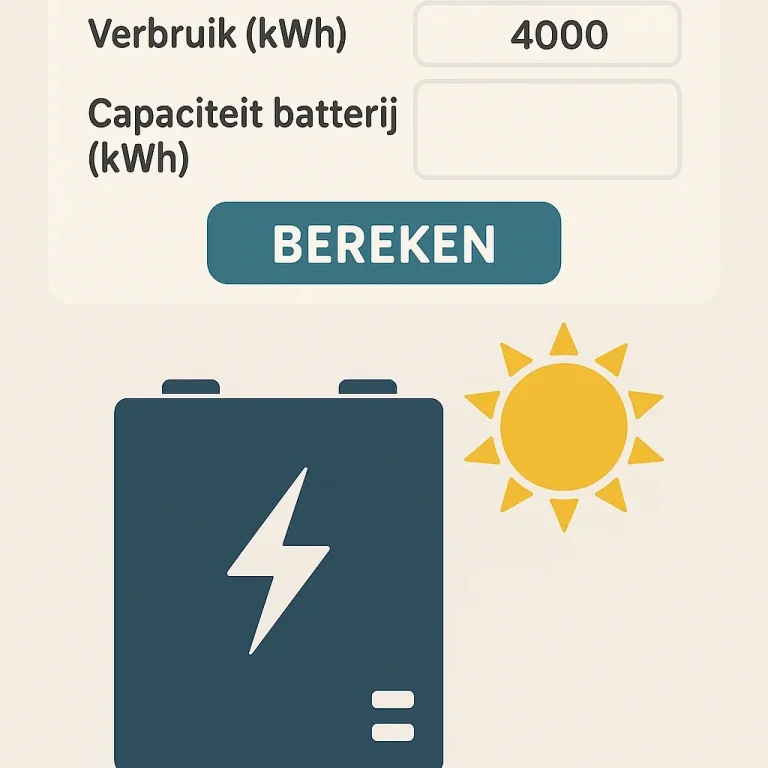 Calculator thuisbatterijen